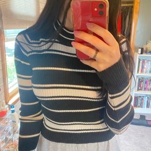 Black and white top